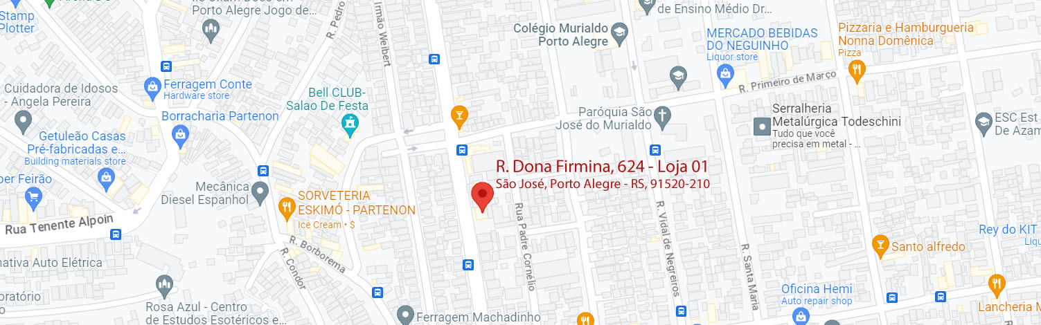 R. Dona Firmina, 624 - Loja 01 - São José, Porto Alegre - RS, 91520-210